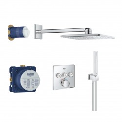 Conjunto de ducha mural PERFECT con rainshower SMARTACTIVE 310 CUBE - GROHE