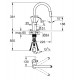 Grifo monomando de cocina EUROSMART COSMOPOLITAN (caño alto) - GROHE