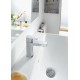 Grifo para lavabo con desagüe clic-clac L-90 - ROCA