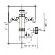 Sifón curvo con racor extensible y 2 tomas electrodomésticos  R-83 - RIUVERT