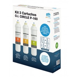 Kit 3 cartuchos recambios osmosis Circle - ATH