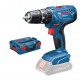  Taladro Atornillador con Percusión a batería GSB 18V-21 Professional - BOSCH