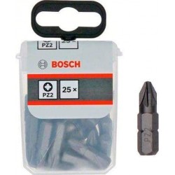 Caja de 25 puntas ExH PH2 de 25 mm - BOSCH