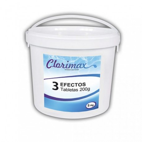 CLORIMAX 3 efectos tableta 2050 g 5 kg - CLORIMAX