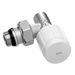 Llave NT bitubo rosca hembra (escuadra) termostática 3/8" -  BAXI