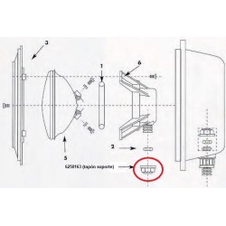 Tapón soporte para proyector 300w - CORAL