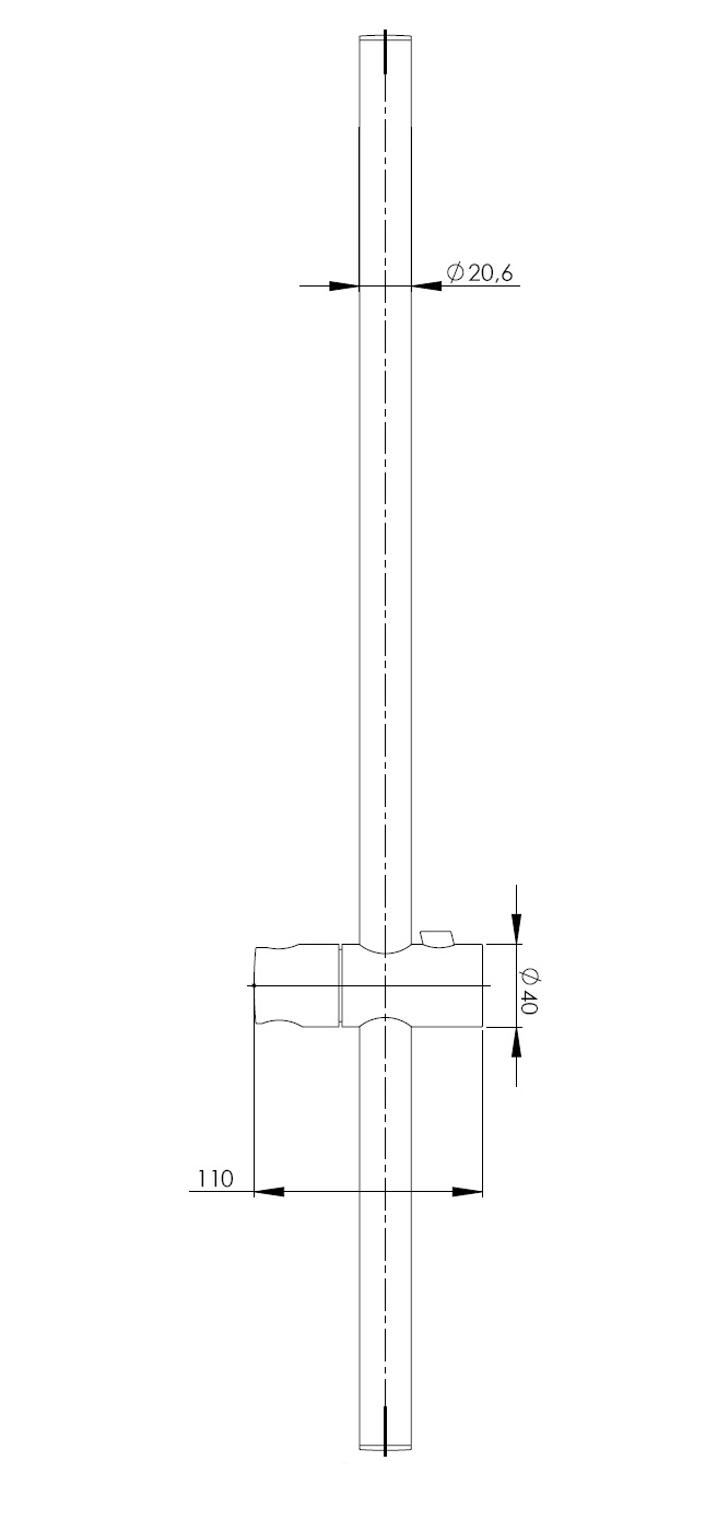 Barra De Ducha De Regulable STELLA - ROCA Medidas: 900 Mm 4 width=552