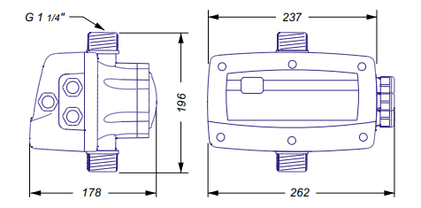 Medidas del variador de frecuencia 12 mm SPEEDMATIC EASY - COELBO