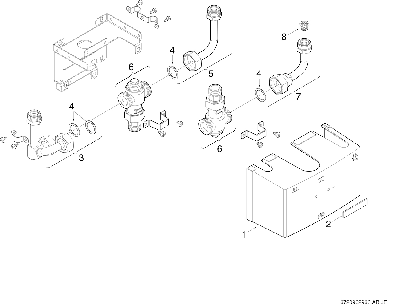 Kit solar para calentador de agua - JUNKERS