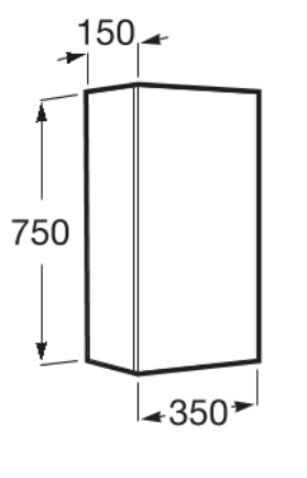 Dibujo técnico del armario Delta
