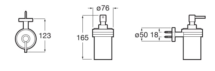 Dosificador de pared COMPAS - ROCA